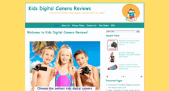 Desktop Screenshot of kidsdigitalcamerareviews.org