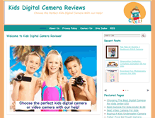 Tablet Screenshot of kidsdigitalcamerareviews.org